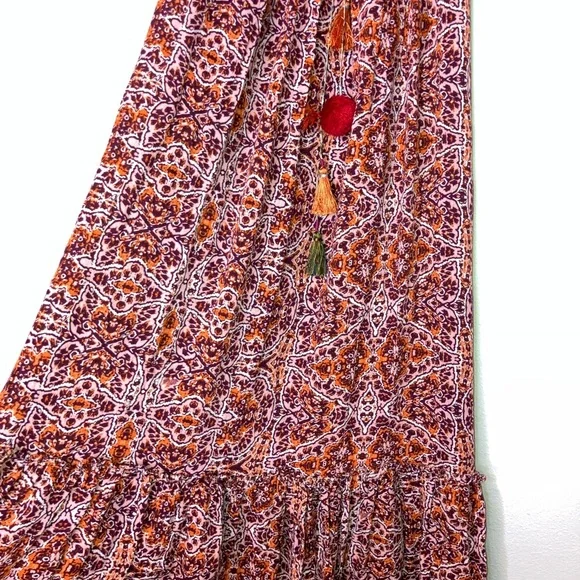 Misa Los Angeles Thale Marseille pom pom maxi dress medium - Picture 7 of 9